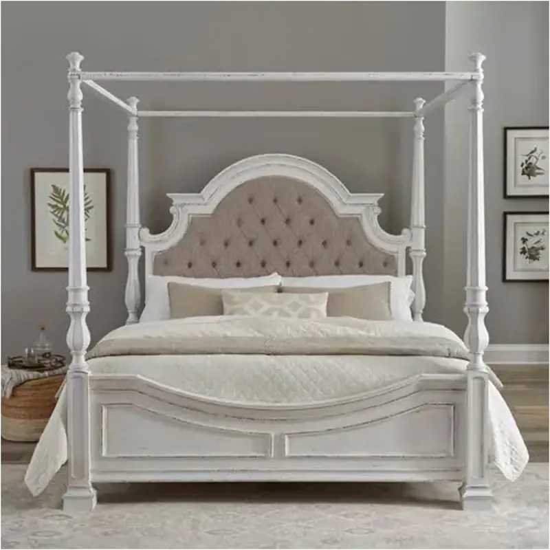 244-br-qcb Liberty Furniture Magnolia Manor Bedroom Furniture Bed