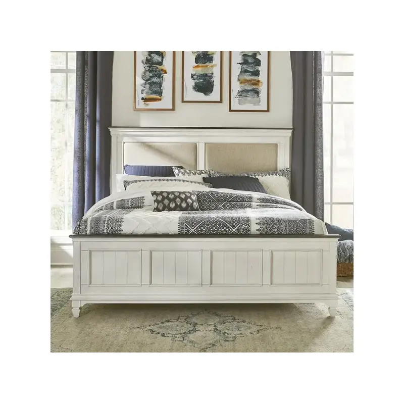 417-br-qub Liberty Furniture Allyson Park Bedroom Furniture Bed