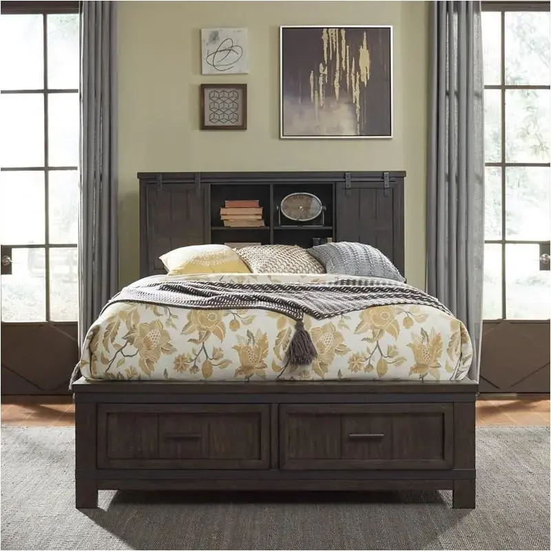 759-br-qbb Liberty Furniture Thornwood Hills Bedroom Furniture Bed