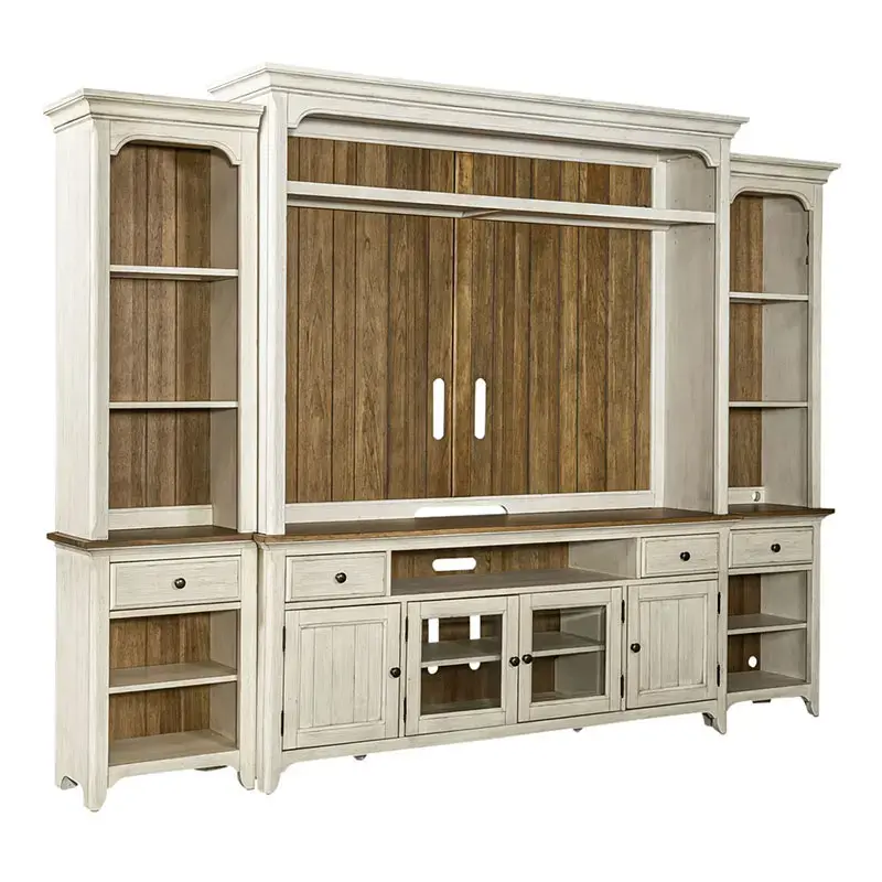 652-ent-ecp Liberty Furniture Farmhouse Reimagined Home Entertainment Furniture Tv Console