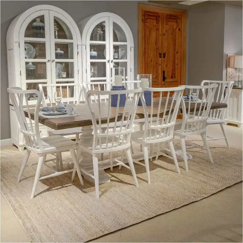 Trestle Table Liberty Furniture River Place Dining Room Furniture Dining Table