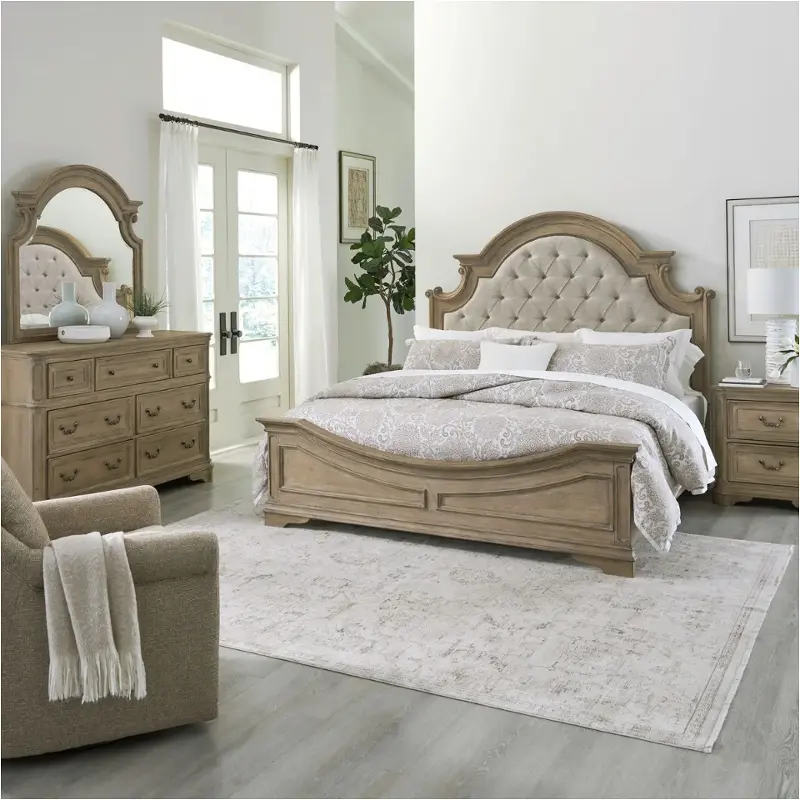 244n-br90 Liberty Furniture Magnolia Manor Ii Bedroom Furniture Bed