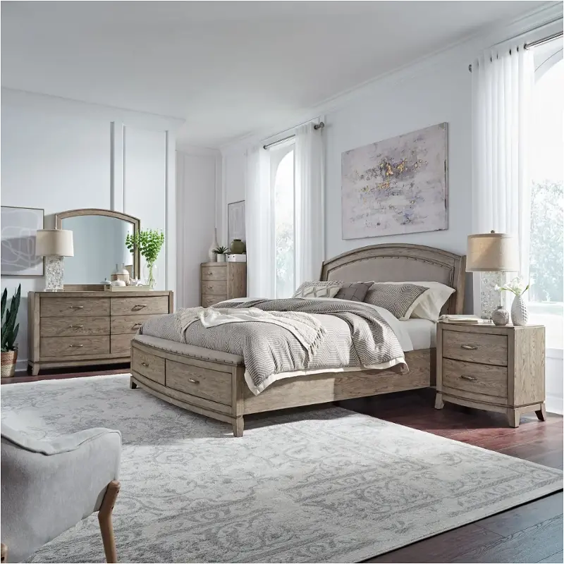 805-br-cus Liberty Furniture Avalon Bedroom Furniture Bed