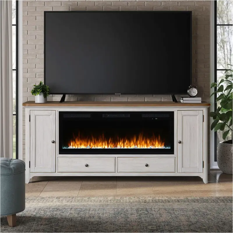 Fire-box-417-80ft Liberty Furniture Fireplace Tv Consoles Accent Furniture Tv Console