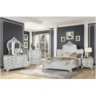 Bed/dresser/mirror/nightstand