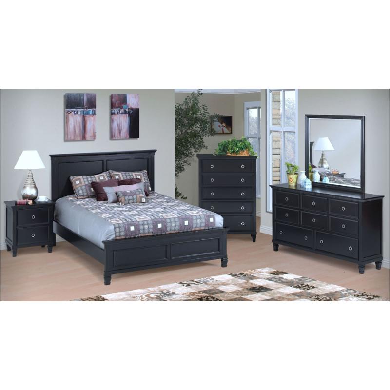 Bb044b-335 New Classic Furniture Tamarack - Black Bedroom Furniture Bed