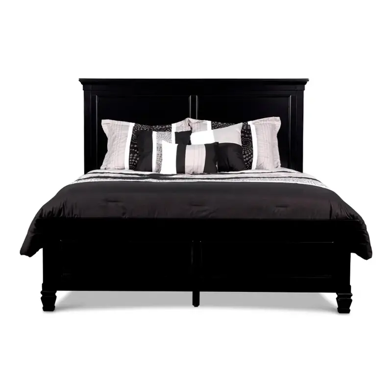 Bb044b-115-235 New Classic Furniture Tamarack - Black Bedroom Furniture Bed