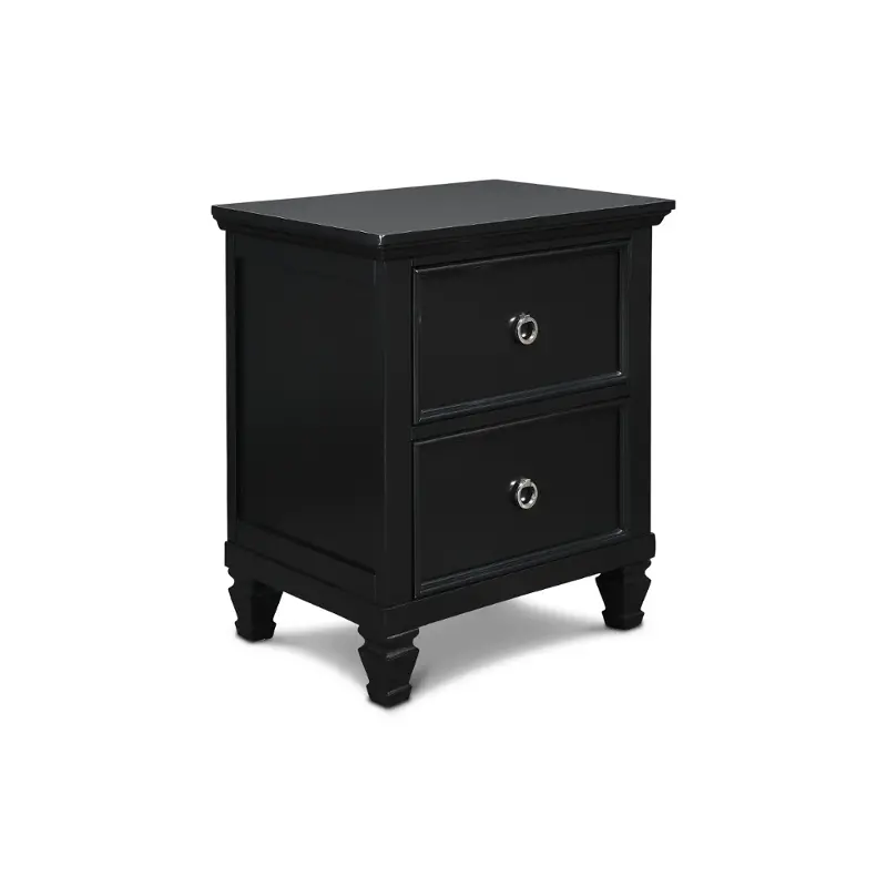 Bb044b-040 New Classic Furniture Tamarack - Black Bedroom Furniture Nightstand