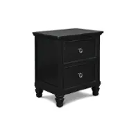 Bb044b-040 New Classic Furniture Tamarack - Black Bedroom Furniture Nightstand