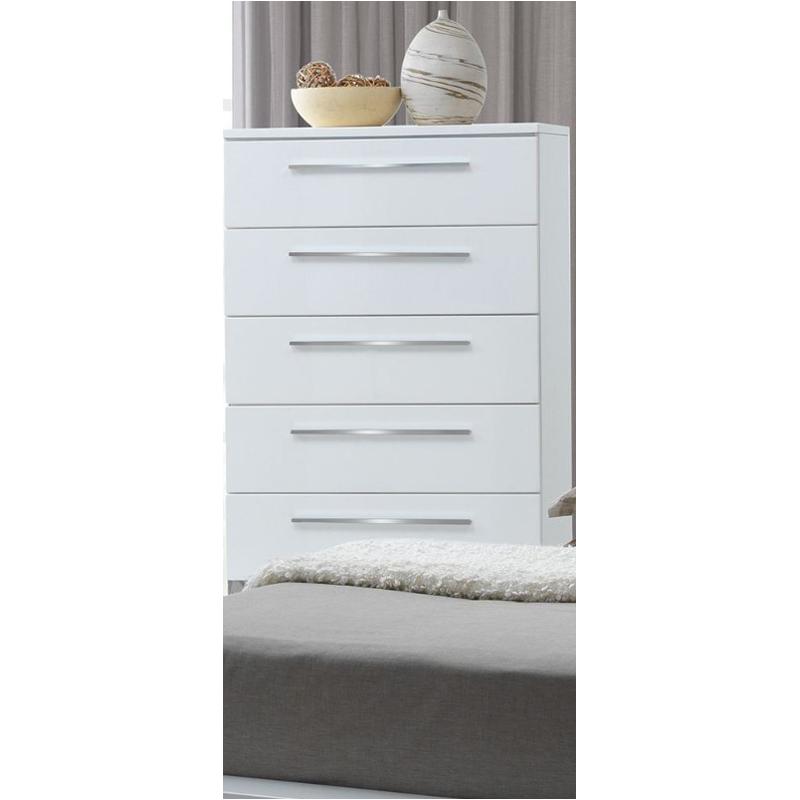 B2643-070 New Classic Furniture Sapphire White Bedroom Furniture Chest