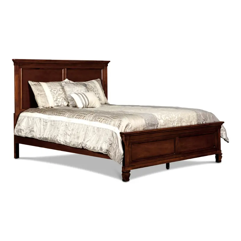 Bb044c-115-335 New Classic Furniture Tamarack - Brown Cherry Bedroom Furniture Bed