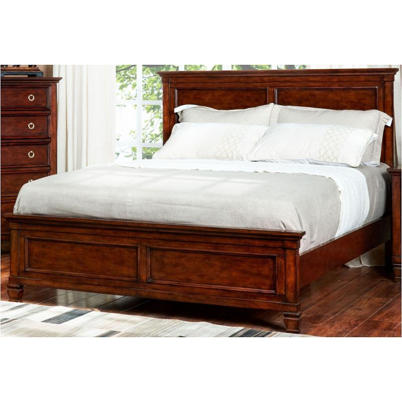 Bb044c-235 New Classic Furniture Tamarack - Brown Cherry Bedroom Furniture Bed