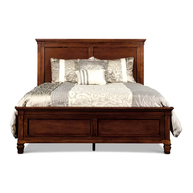 Bb044c-415-535 New Classic Furniture Tamarack - Brown Cherry Bedroom Furniture Bed