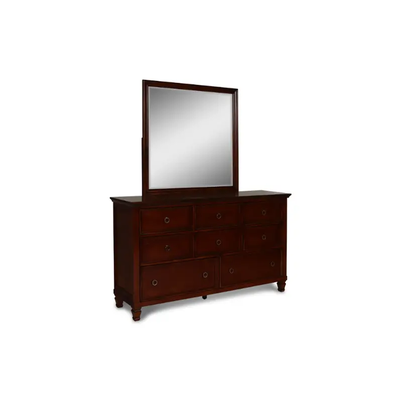 Bb044c-060 New Classic Furniture Tamarack - Brown Cherry Bedroom Furniture Mirror