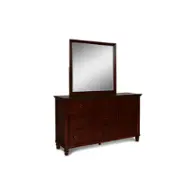 Bb044c-060 New Classic Furniture Tamarack - Brown Cherry Bedroom Furniture Mirror