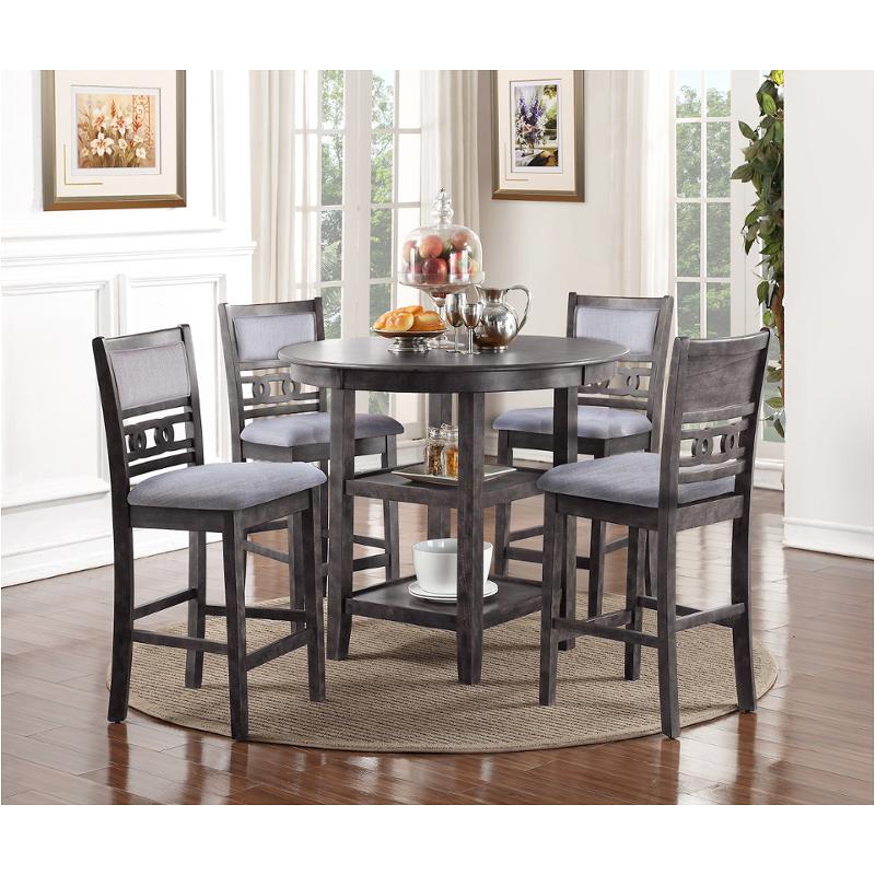 D1701-52s-gry New Classic Furniture Gia - Gray Dining Room Furniture Counter Height Table