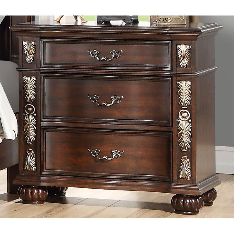 B1754-040 New Classic Furniture Maximus Bedroom Furniture Nightstand