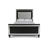 Ba9698b-510-520-530 New Classic Furniture Valentino - Black Bedroom Furniture Bed