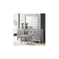 Ba9698s-091 New Classic Furniture Valentino - Silver Bedroom Furniture Mirror