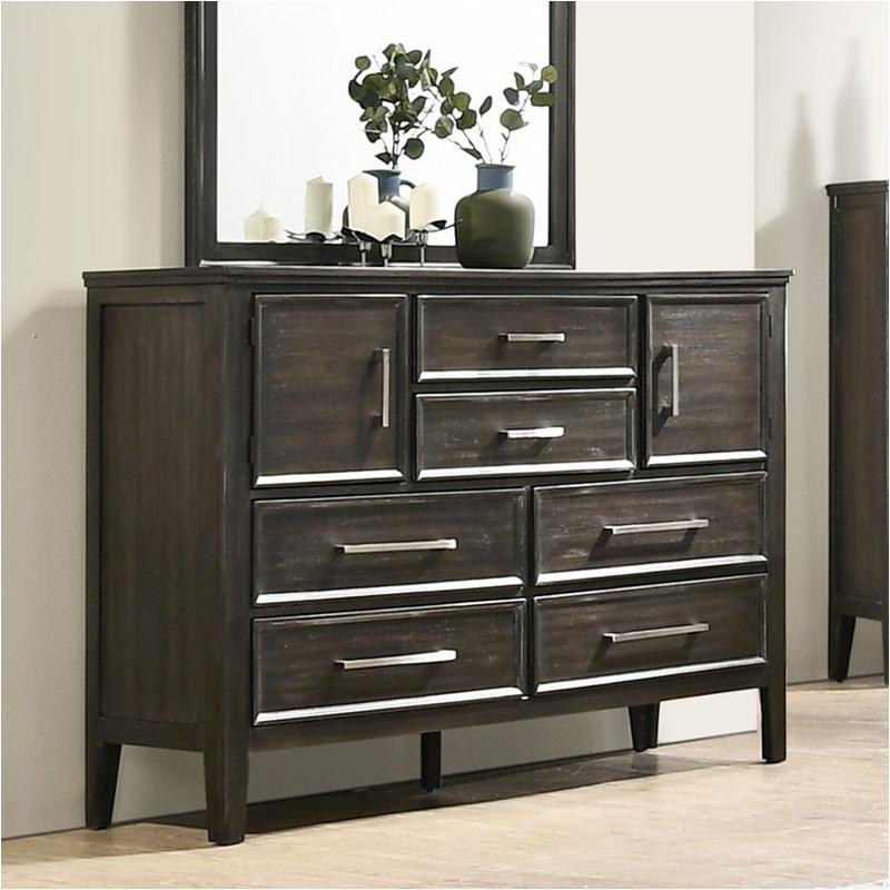 B677b-050 New Classic Furniture Andover - Nutmeg Bedroom Furniture Dresser