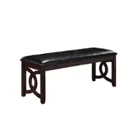 D1701-25-eby New Classic Furniture Gia - Ebony Dining Room Furniture Benche