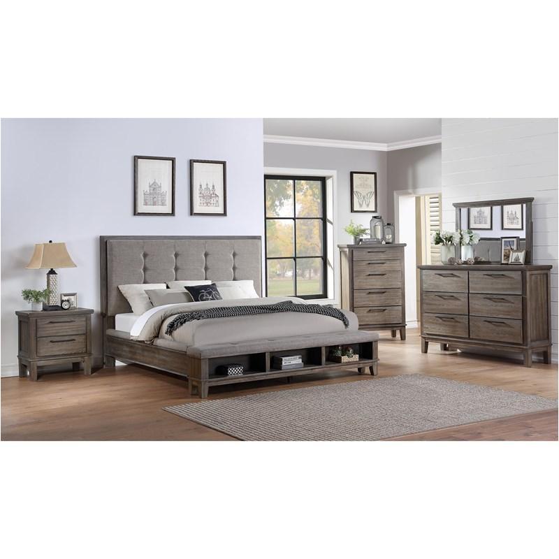 B594g-110 New Classic Furniture Cagney - Vintage Bedroom Furniture Bed