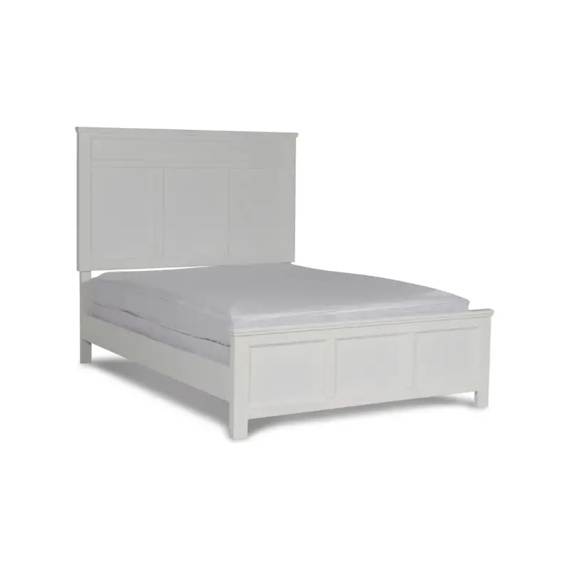 B677w-515-535 New Classic Furniture Andover - White Bedroom Furniture Bed