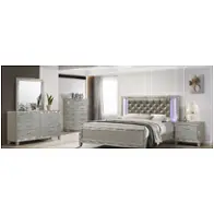 B976s-110-120-330 New Classic Furniture Radiance Silver Bedroom Furniture Bed