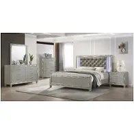 B976s-310-320-330 New Classic Furniture Radiance Silver Bedroom Furniture Bed