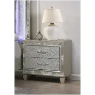 B976s-040 New Classic Furniture Radiance Silver Bedroom Furniture Nightstand