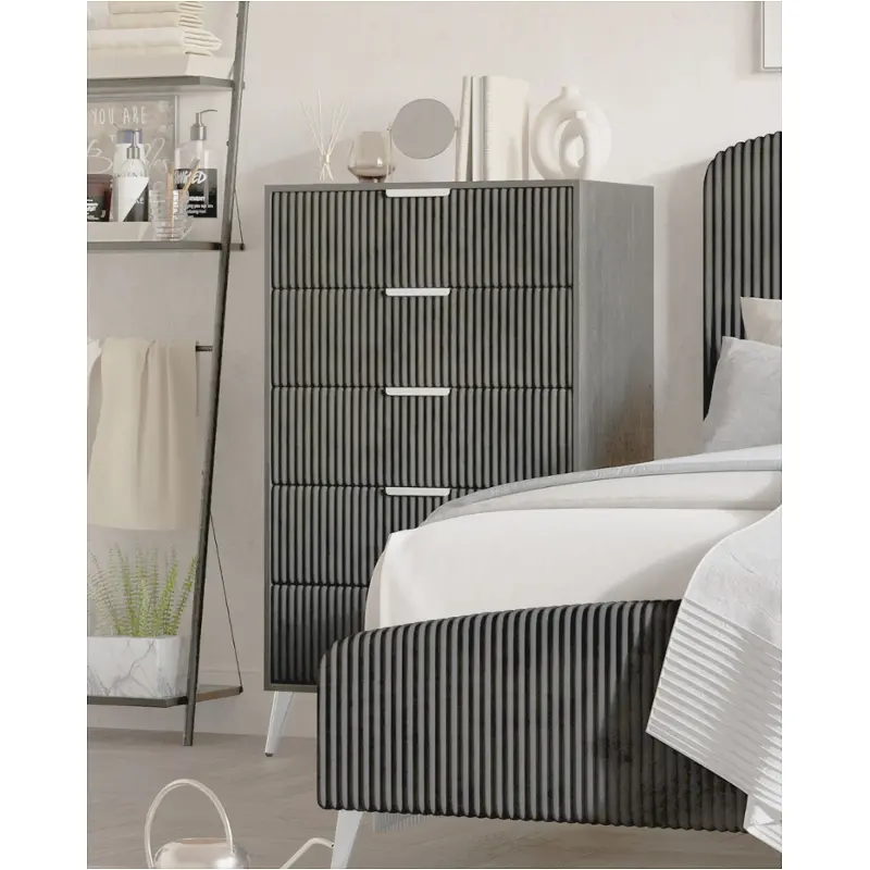 B4378g-070 New Classic Furniture Kailani - Gray Bedroom Furniture Chest