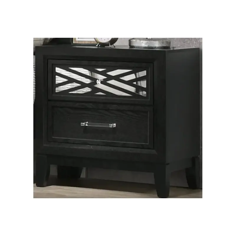 B1655-040 New Classic Furniture Obsidian Bedroom Furniture Nightstand