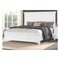 B2118-110-120-330 New Classic Furniture Jamestown - White Bedroom Furniture Bed