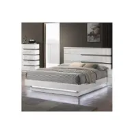 B69-110 New Classic Furniture Paradox - White Bedroom Furniture Bed