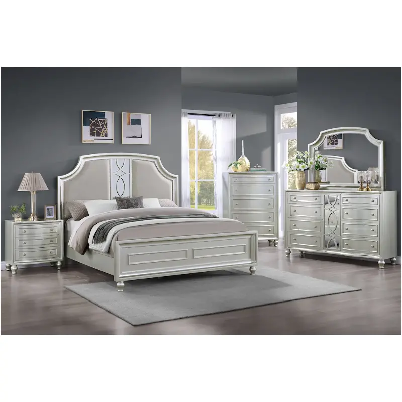 B4627-110-120-230 New Classic Furniture Reflections Bedroom Furniture Bed