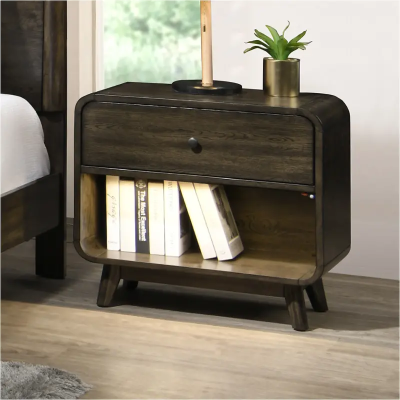 B1078-040 New Classic Furniture Rex Bedroom Furniture Nightstand