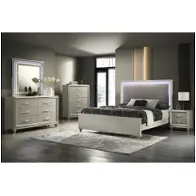 B2210-310-320-330 New Classic Furniture Lumina - Silver Bedroom Furniture Bed