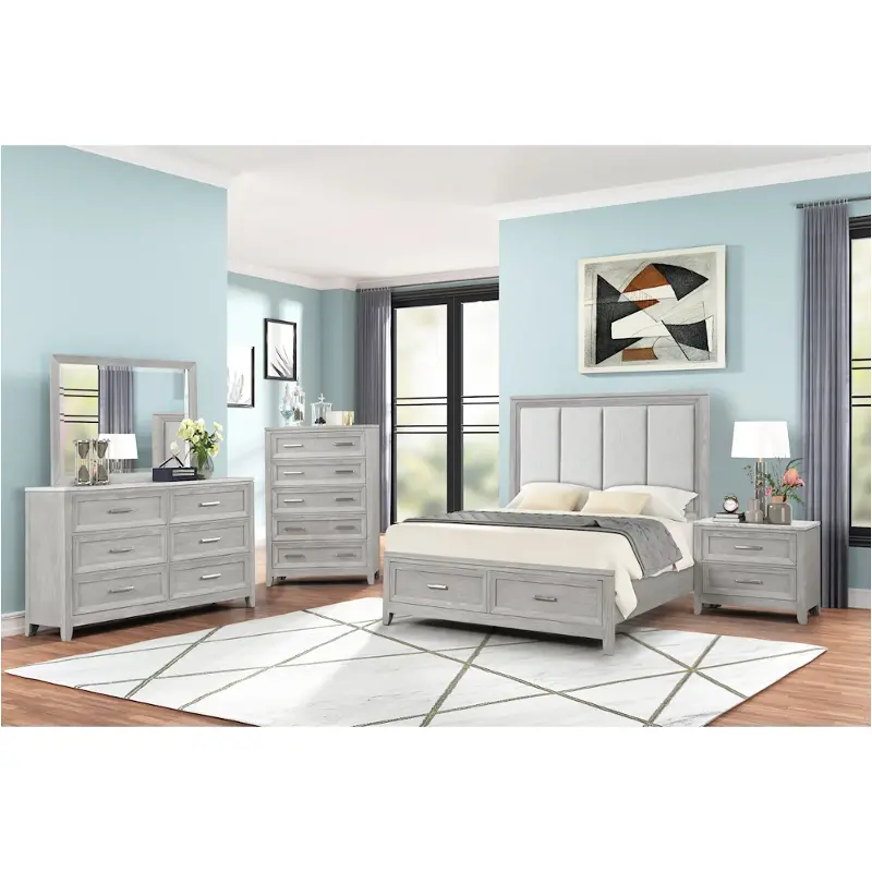 B2442-110-128-330 New Classic Furniture Fiona Bedroom Furniture Bed