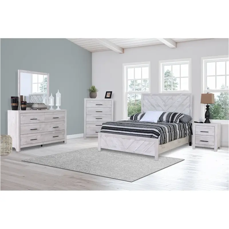 B3314-215-235 New Classic Furniture Biscayne Bedroom Furniture Bed