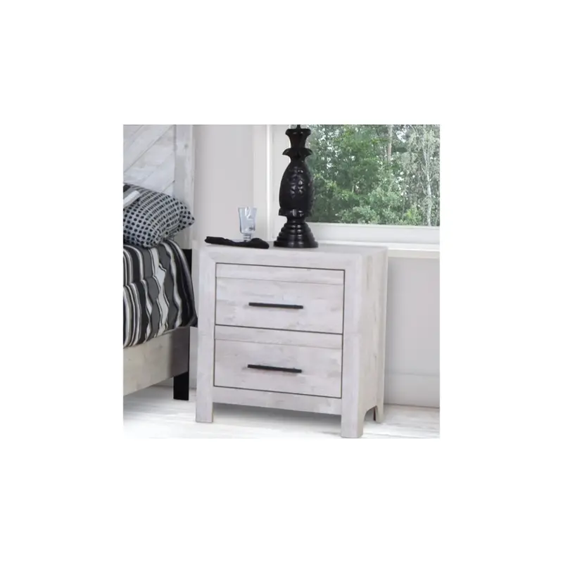 B3314-040 New Classic Furniture Biscayne Bedroom Furniture Nightstand