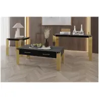 T2034-10-blk New Classic Furniture Empire Living Room Furniture Cocktail Table