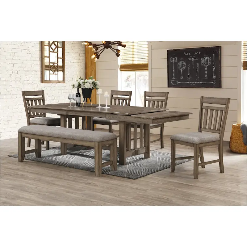 D3412-10 New Classic Furniture Harrisburg Dining Room Furniture Dining Table