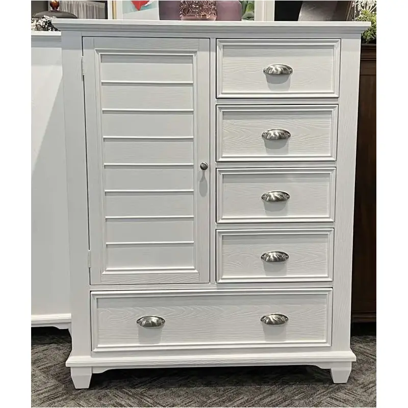 B2118-075 New Classic Furniture Jamestown - White Bedroom Furniture Chest