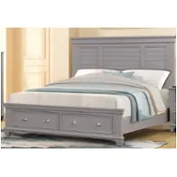 B2118g-110-128-238 New Classic Furniture Jamestown - Grey Bedroom Furniture Bed