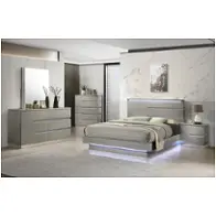 B69g-110 New Classic Furniture Paradox - Gray Bedroom Furniture Bed