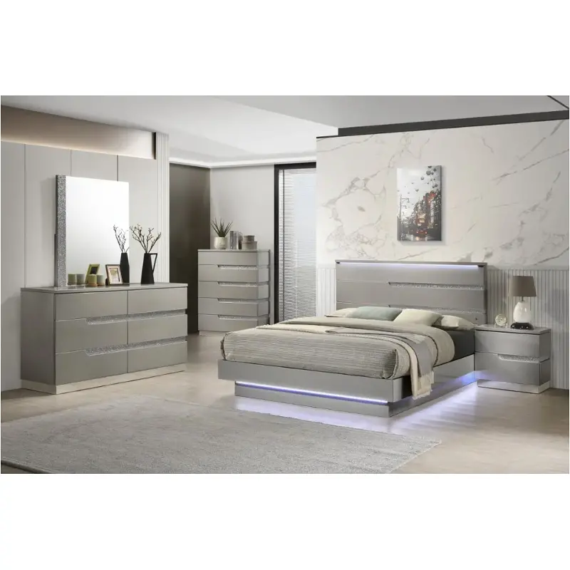 B69g-310 New Classic Furniture Paradox - Gray Bedroom Furniture Bed