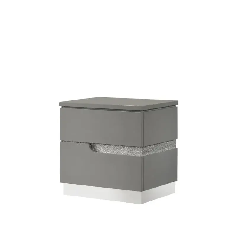 B69g-040 New Classic Furniture Paradox - Gray Bedroom Furniture Nightstand