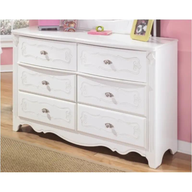 B188-21 Ashley Furniture Exquisite - White Bedroom Furniture Dresser