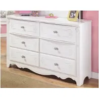 B188-21 Ashley Furniture Exquisite - White Bedroom Furniture Dresser