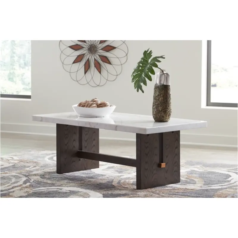 T779-1 Ashley Furniture Burkhaus Living Room Furniture Cocktail Table